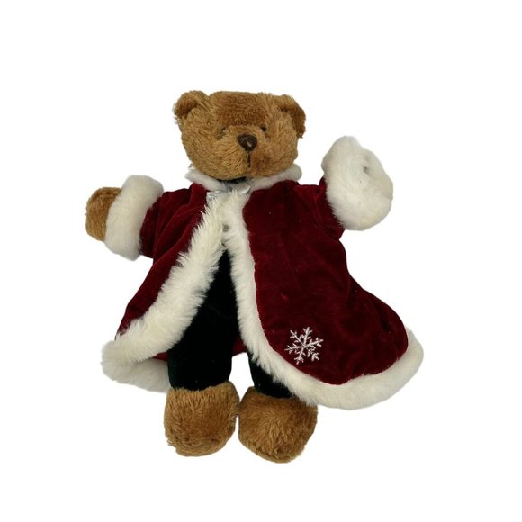 Plushland Other - Plushland Christmas Bear 2000 March Of Dimes Brown Bear Christmas Coat‎ NO HAT